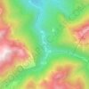 Mappa topografica Gabas, altitudine, rilievo