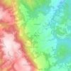 Mappa topografica Montemartano, altitudine, rilievo