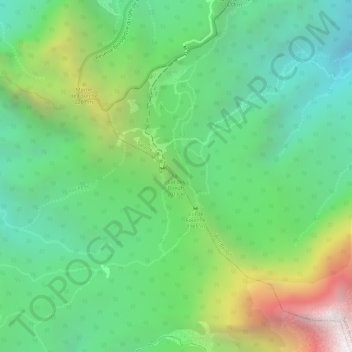 Mappa topografica Col des Boeufs, altitudine, rilievo