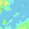 Mappa topografica Brandy Bay, altitudine, rilievo
