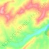 Mappa topografica Mienzeni, altitudine, rilievo