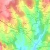 Mappa topografica A Peroxa, altitudine, rilievo
