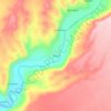 Mappa topografica Cosio, altitudine, rilievo