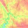 Mappa topografica Lawrenceburg, altitudine, rilievo
