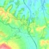 Mappa topografica Querce al Pino, altitudine, rilievo