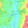 Mappa topografica Newton Poppleford, altitudine, rilievo