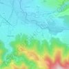 Mappa topografica Négrin, altitudine, rilievo