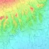 Mappa topografica Fonte, altitudine, rilievo