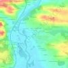 Mappa topografica La Haye, altitudine, rilievo