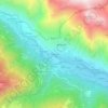 Mappa topografica Roncaglie, altitudine, rilievo