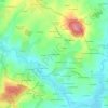 Mappa topografica La Beauchardière, altitudine, rilievo