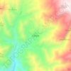 Mappa topografica Cáchira, altitudine, rilievo