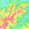 Mappa topografica Montagnana, altitudine, rilievo