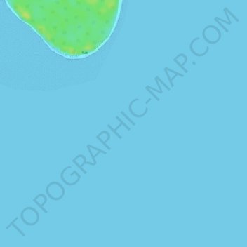 Mappa topografica Polynesia, altitudine, rilievo