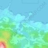 Mappa topografica As Galiñeiras, altitudine, rilievo