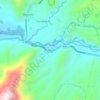 Mappa topografica Chota, altitudine, rilievo