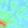 Mappa topografica Aldona, altitudine, rilievo