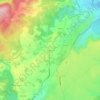 Mappa topografica La Jaujon, altitudine, rilievo