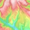 Mappa topografica Randels, altitudine, rilievo