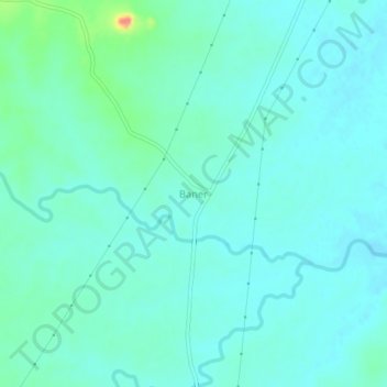 Mappa topografica Baner, altitudine, rilievo