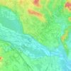 Mappa topografica Bigolino, altitudine, rilievo