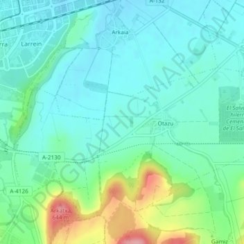 Mappa topografica Malpelo, altitudine, rilievo