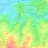 Mappa topografica Les Ringlins, altitudine, rilievo