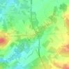 Mappa topografica Plaine Souris, altitudine, rilievo
