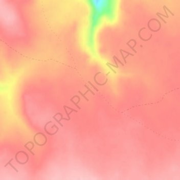 Mappa topografica Half Way Tree, altitudine, rilievo
