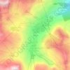 Mappa topografica Chartreux, altitudine, rilievo