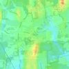 Mappa topografica Cottage Grove, altitudine, rilievo