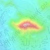 Mappa topografica Cerro Cabras, altitudine, rilievo