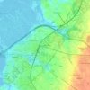 Mappa topografica Bairro do Vouga, altitudine, rilievo