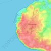 Mappa topografica Marcanville, altitudine, rilievo