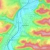 Mappa topografica Jägersdorf, altitudine, rilievo