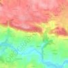 Mappa topografica Kerfiloué, altitudine, rilievo