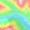 Mappa topografica Rosone, altitudine, rilievo