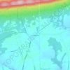 Mappa topografica Carlisle Springs, altitudine, rilievo