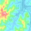 Mappa topografica Englewood, altitudine, rilievo