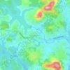 Mappa topografica Minkoameyos, altitudine, rilievo