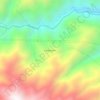 Mappa topografica Campucana, altitudine, rilievo