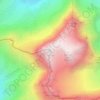 Mappa topografica Tödi, altitudine, rilievo