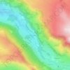 Mappa topografica Espinouze, altitudine, rilievo