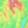Mappa topografica Fournel, altitudine, rilievo
