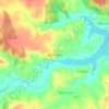 Mappa topografica Sítio Condessa, altitudine, rilievo
