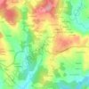 Mappa topografica O Río Vello, altitudine, rilievo