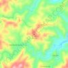Mappa topografica Folga, altitudine, rilievo