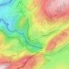 Mappa topografica Le Bas-des-Frêtes, altitudine, rilievo
