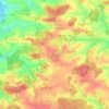 Mappa topografica Kiemertshofen, altitudine, rilievo