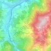 Mappa topografica Casola, altitudine, rilievo